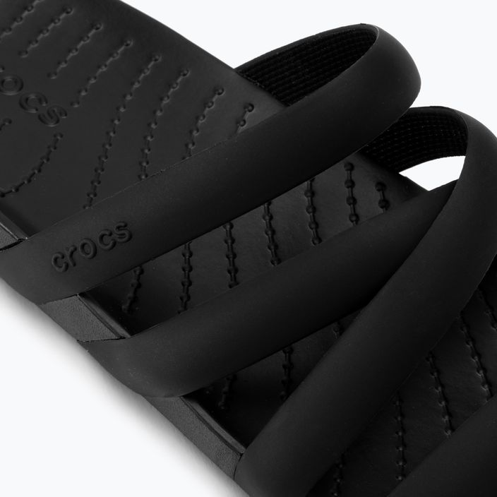 Γυναικείο Crocs Splash Strappy Sandal μαύρο 8