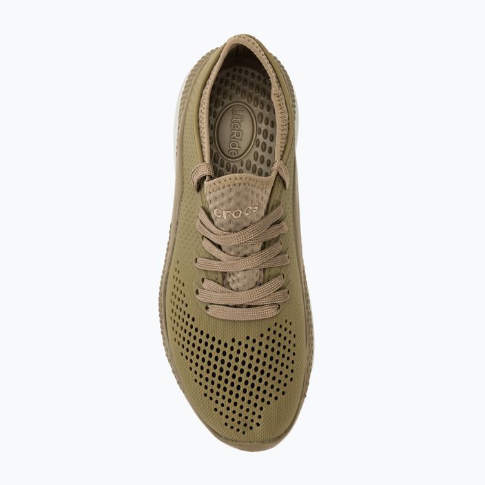 Ανδρικά παπούτσια Crocs LiteRide 360 Pacer χακί χρώματος 5
