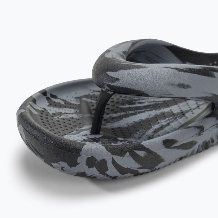 Crocs Mellow Marbled Recovery σαγιονάρες μαύρες/ανθρακί 7