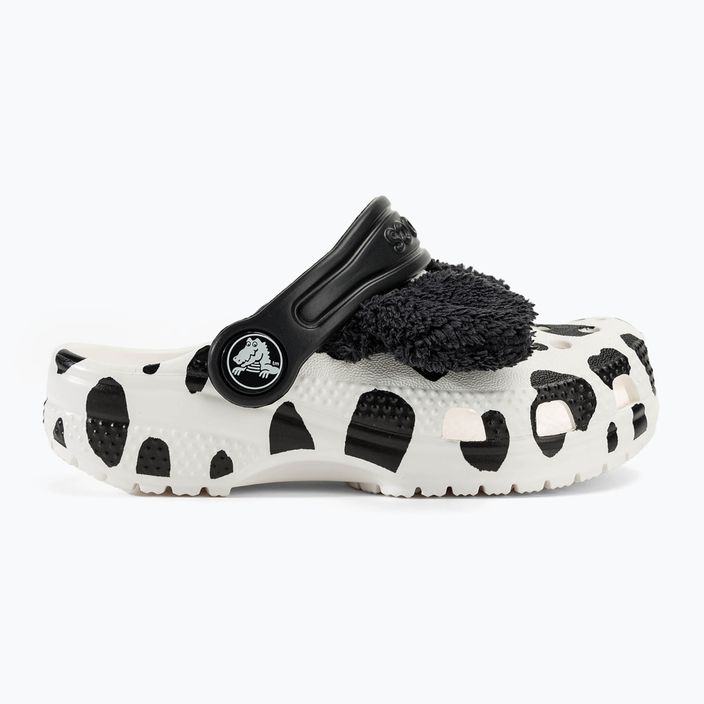 Crocs Classic I AM Dalmatian λευκά / μαύρα παιδικά σανδάλια 3