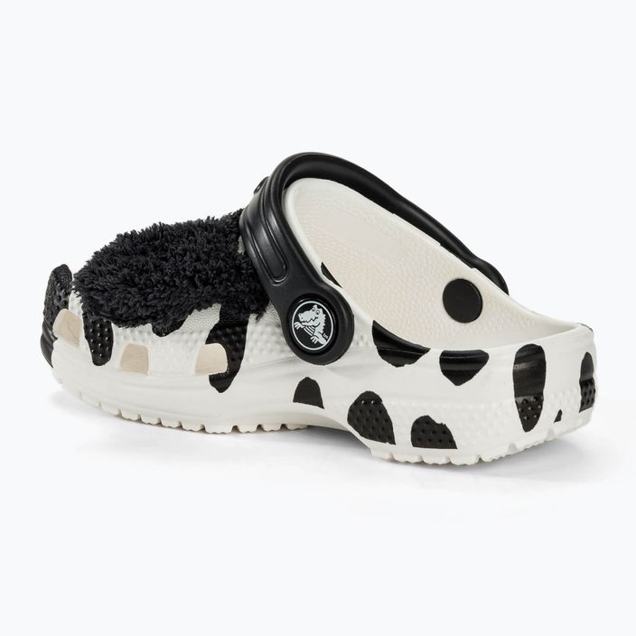 Crocs Classic I AM Dalmatian λευκά / μαύρα παιδικά σανδάλια 4