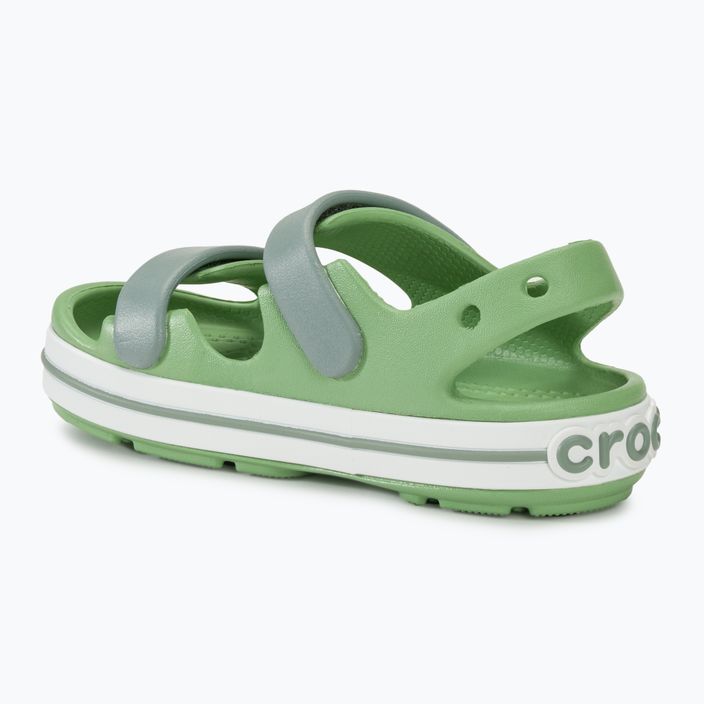 Crocs Crocband Cruiser Toddler σανδάλια ξανθό πράσινο/σκονισμένο πράσινο 3