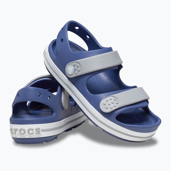 Crocs Crocband Cruiser Παιδικά σανδάλια bijou μπλε/ανοιχτό γκρι 10