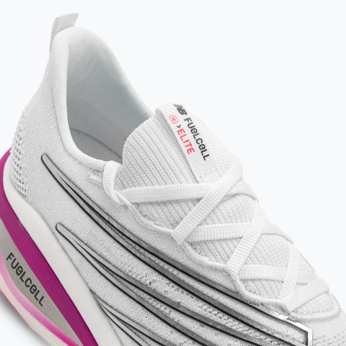 New Balance FuelCell SC Elite V3 λευκά ανδρικά παπούτσια για τρέξιμο 8