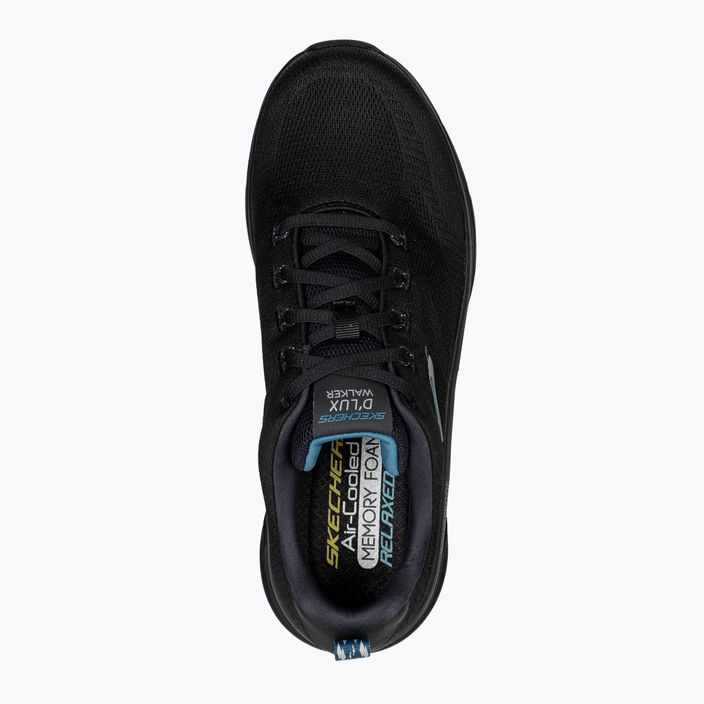 SKECHERS ανδρικά παπούτσια D'Lux Walker Get Oasis μαύρο/χάλκινο 9