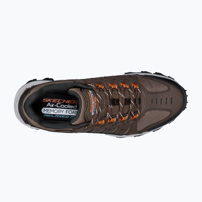 SKECHERS Equalizer 5.0 Trail Solix καφέ/πορτοκαλί ανδρικά παπούτσια πεζοπορίας 11