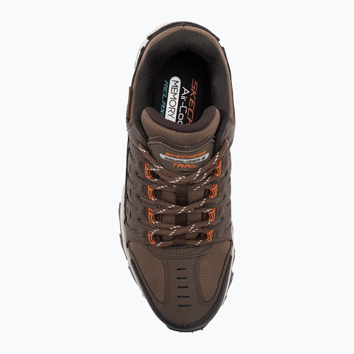 SKECHERS Equalizer 5.0 Trail Solix καφέ/πορτοκαλί ανδρικά παπούτσια πεζοπορίας 6