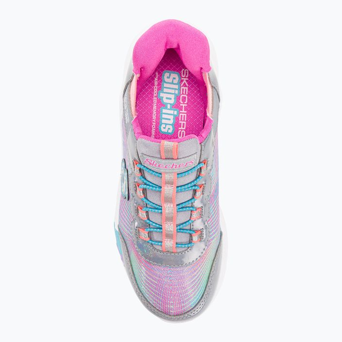 SKECHERS Slip-ins παιδικά αθλητικά παπούτσια Dreamy Lites Colorful Prism γκρι/πολυχρωμία 6
