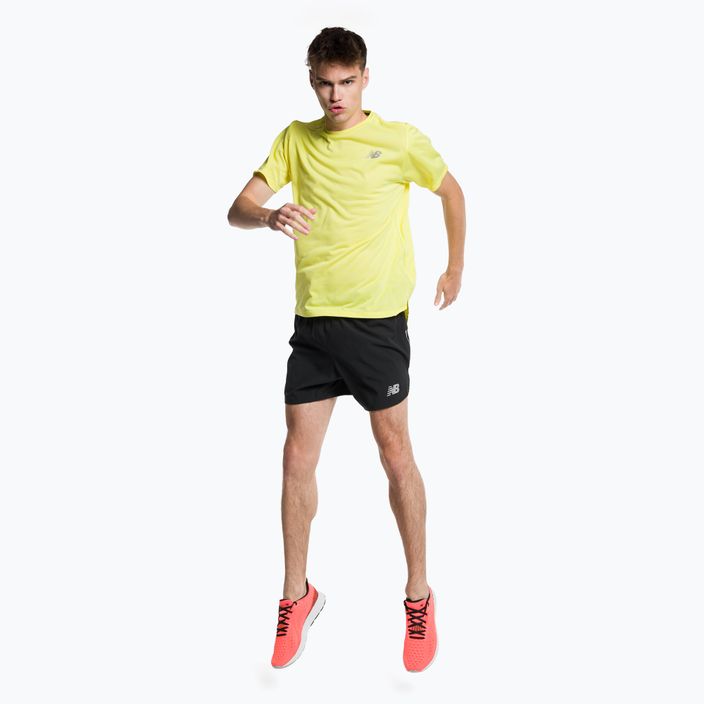 Ανδρικό μπλουζάκι New Balance Top Impact Run T-shirt κίτρινο MT21262CSE 2