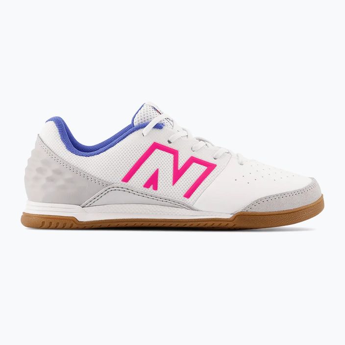 New Balance Audazo V6 Command IN παιδικά ποδοσφαιρικά παπούτσια λευκό 11