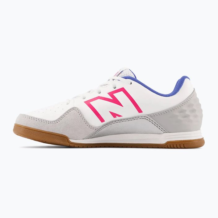 New Balance Audazo V6 Command IN παιδικά ποδοσφαιρικά παπούτσια λευκό 12