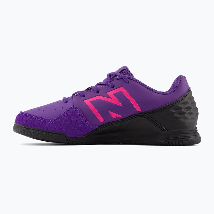 New Balance Audazo V6 Command IN παιδικά ποδοσφαιρικά παπούτσια μωβ 12