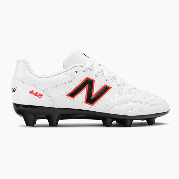 New Balance 442 V2 Academy FG παιδικά ποδοσφαιρικά παπούτσια λευκό JS43FWD2.M.035 2