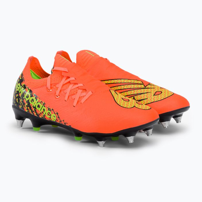 New Balance ανδρικά ποδοσφαιρικά παπούτσια Furon V7 Pro SG πορτοκαλί SF1SDF7.D.105 4