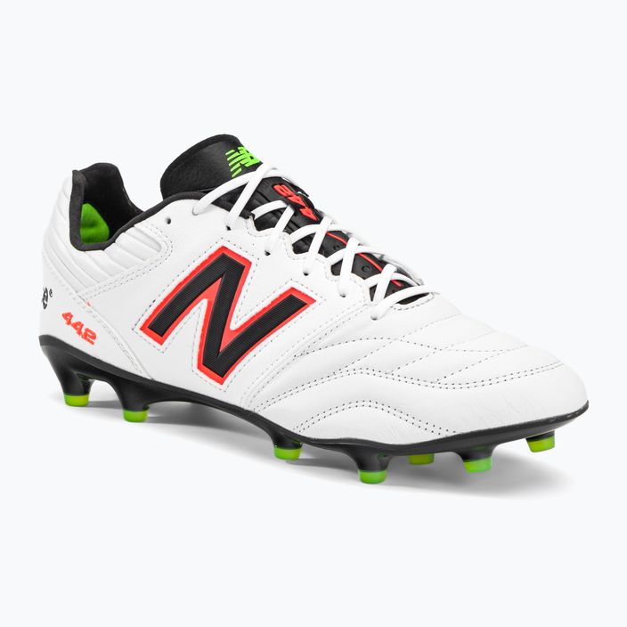 New Balance 442 V2 Pro FG ανδρικά ποδοσφαιρικά παπούτσια λευκό και μαύρο MS41FWD2.D.095