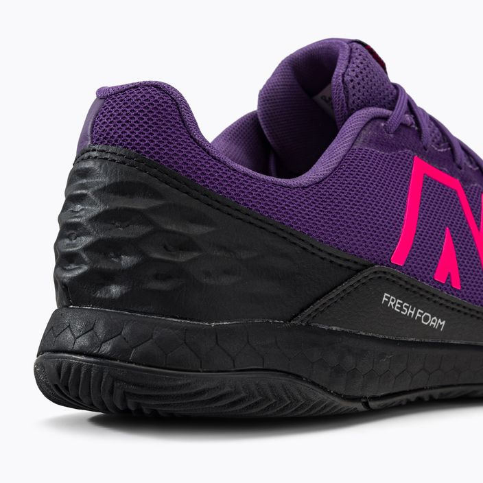 New Balance ανδρικά ποδοσφαιρικά παπούτσια Audazo V6 Command IN μοβ-μαύρο SA2IPH6.D.075 9