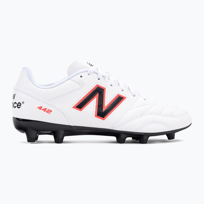 New Balance 442 V2 Academy FG ανδρικά ποδοσφαιρικά παπούτσια λευκό MS43FWD2.D.080 2