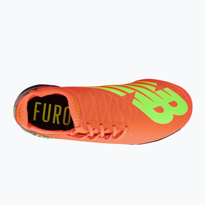 Παιδικά ποδοσφαιρικά παπούτσια New Balance Furon V7 Dispatch TF Jr πορτοκαλί SJF3TDF7.M.045 14