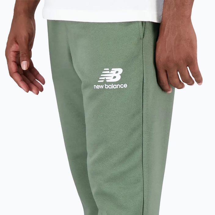 Ανδρικό παντελόνι New Balance Essentials Stacked Logo French green 5