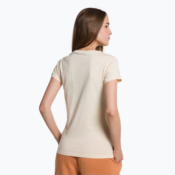 Γυναικείο μπλουζάκι New Balance Essentials Stacked Logo Co μπεζ T-shirt WT31546TCM 3