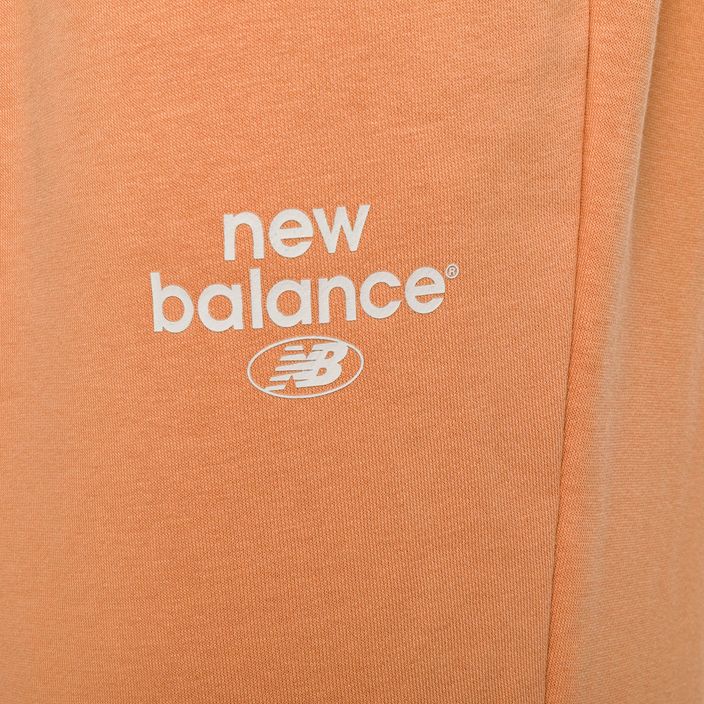 Γυναικεία παντελόνια προπόνησης New Balance Essentials Reimagined Archive καφέ WP31508SEI 7