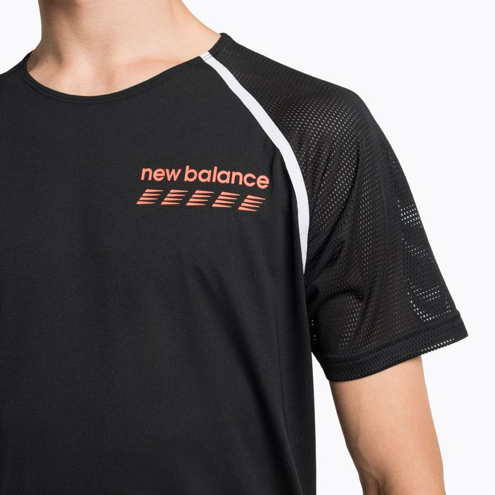 Ανδρικό New Balance Top Accelerate Pacer running shirt μαύρο MT31241BK 4