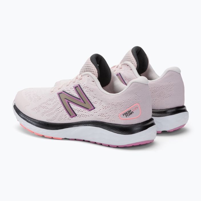 New Balance γυναικεία παπούτσια για τρέξιμο ροζ W680CP7.B.090 3