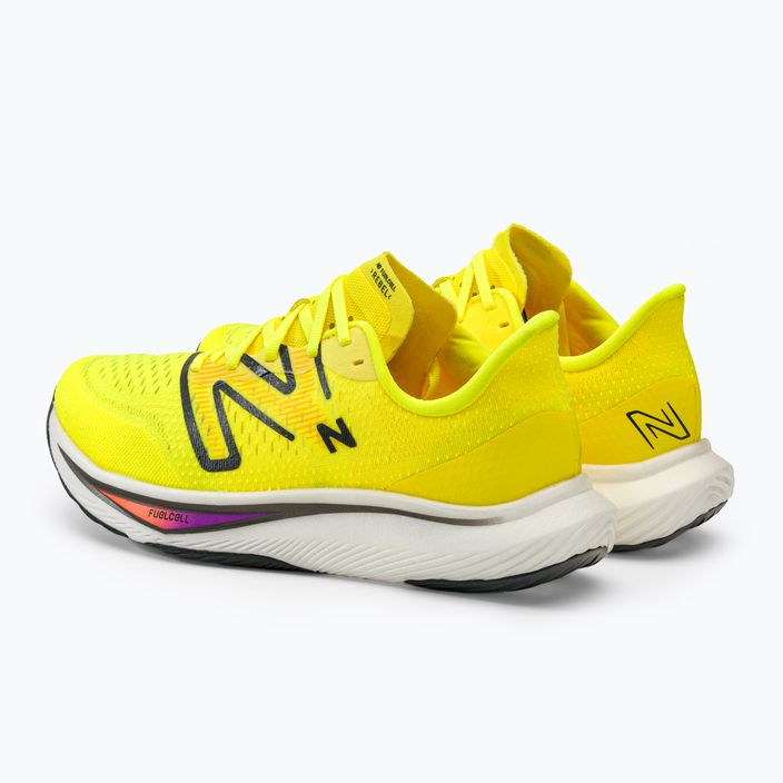 New Balance FuelCell Rebel v3 κίτρινα ανδρικά παπούτσια για τρέξιμο MFCXCP3.D.085 3