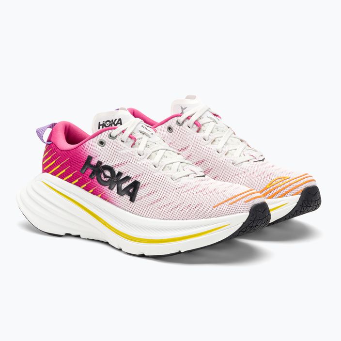 Γυναικεία παπούτσια για τρέξιμο HOKA Bondi X blanc de blanc/pink yarrow 4