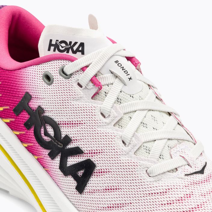 Γυναικεία παπούτσια για τρέξιμο HOKA Bondi X blanc de blanc/pink yarrow 8