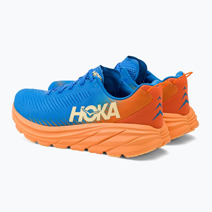 HOKA ανδρικά παπούτσια για τρέξιμο Rincon 3 μπλε-πορτοκαλί 1119395-CSVO 4