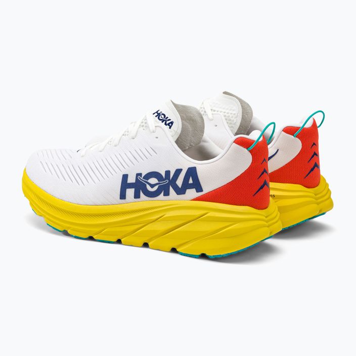 HOKA ανδρικά παπούτσια για τρέξιμο Rincon 3 λευκό 1119395-WEGG 4