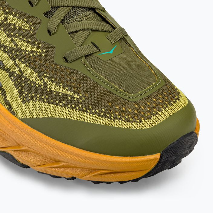 HOKA Speedgoat 5 ανδρικά παπούτσια για τρέξιμο πράσινο-κίτρινο 1123157-APFR 7