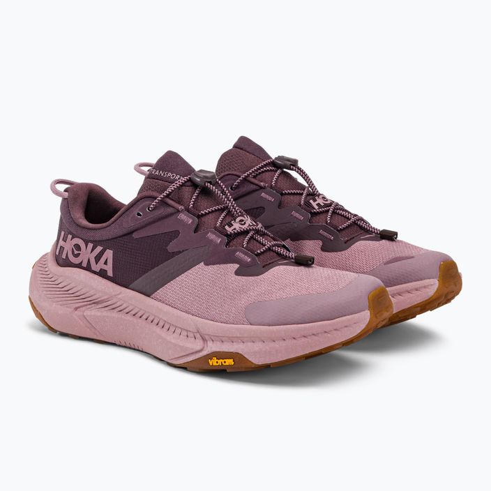 Γυναικεία παπούτσια για τρέξιμο HOKA Transport μοβ-ροζ 1123154-RWMV 3