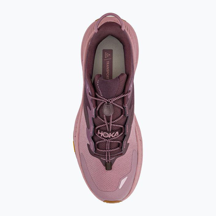 Γυναικεία παπούτσια για τρέξιμο HOKA Transport μοβ-ροζ 1123154-RWMV 5