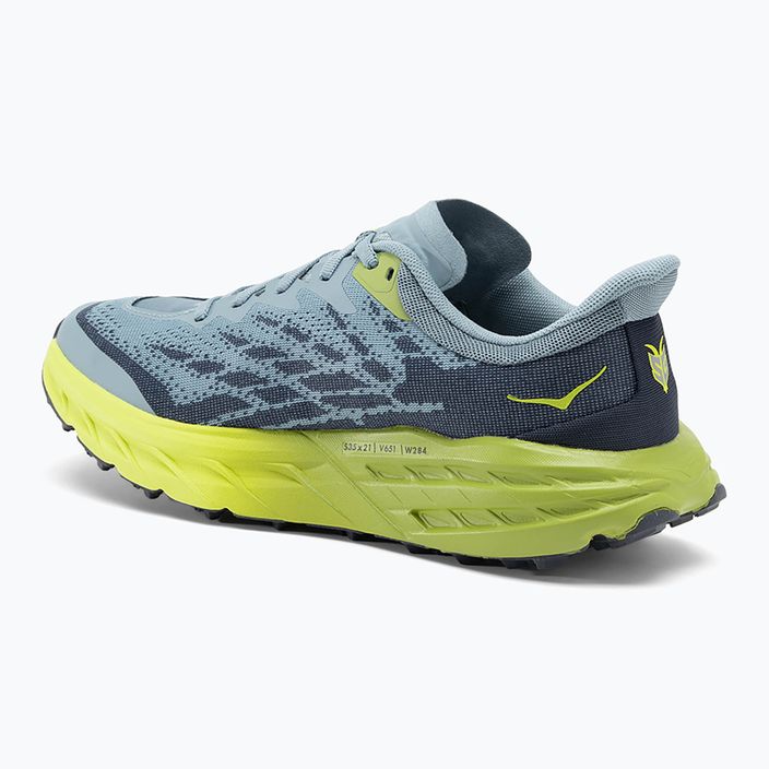 Ανδρικά παπούτσια για τρέξιμο HOKA Speedgoat 5 Wide stone blue/dark citron 3
