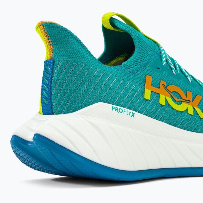 HOKA ανδρικά παπούτσια για τρέξιμο Carbon X 3 μπλε/κίτρινο 1123192-CEPR 9