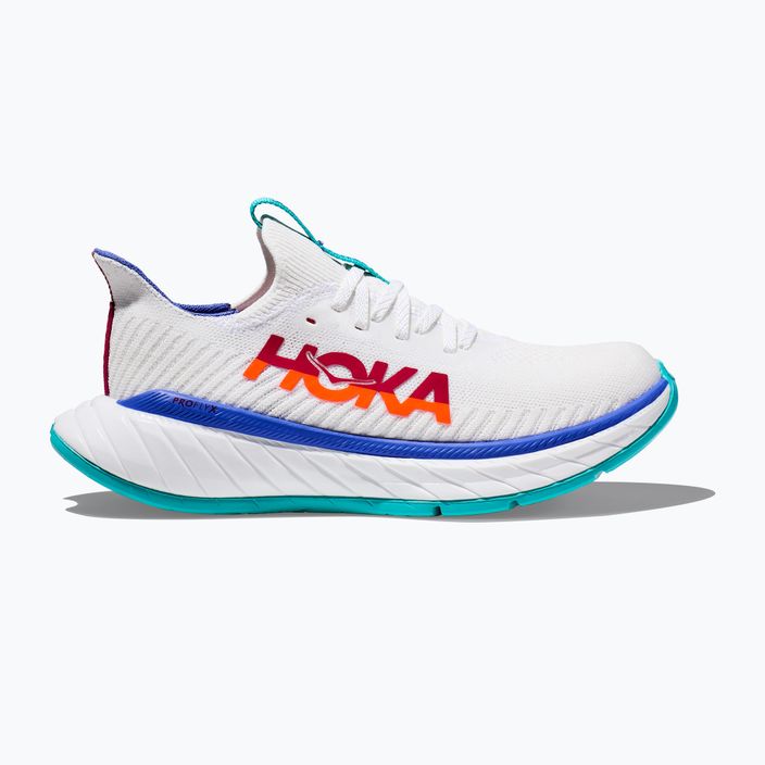 Ανδρικά παπούτσια τρεξίματος HOKA Carbon X 3 λευκό/φλόγα 8