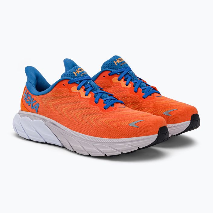 HOKA ανδρικά παπούτσια για τρέξιμο Arahi 6 πορτοκαλί 1123194-VOCS 3