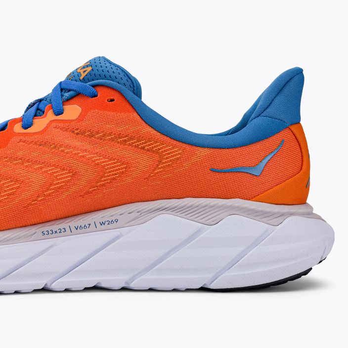 HOKA ανδρικά παπούτσια για τρέξιμο Arahi 6 πορτοκαλί 1123194-VOCS 9