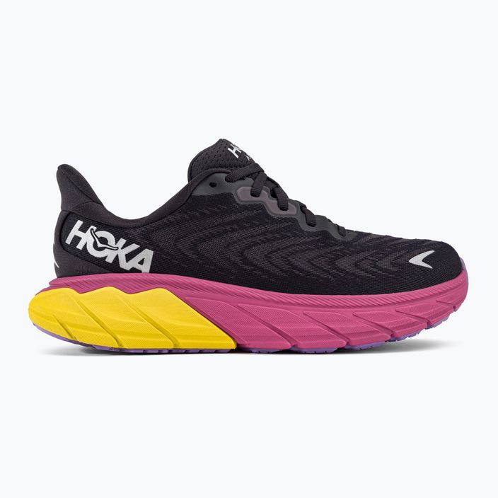 Γυναικεία παπούτσια για τρέξιμο HOKA Arahi 6 μαύρο-ροζ 1123195-BPYR 2