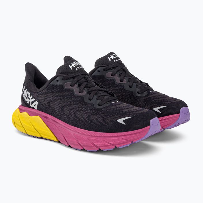 Γυναικεία παπούτσια για τρέξιμο HOKA Arahi 6 μαύρο-ροζ 1123195-BPYR 3