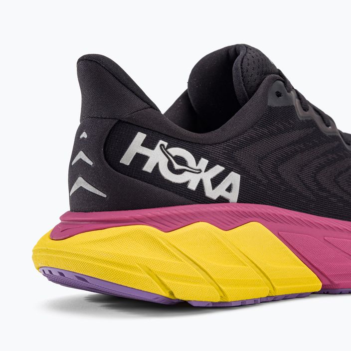 Γυναικεία παπούτσια για τρέξιμο HOKA Arahi 6 μαύρο-ροζ 1123195-BPYR 8