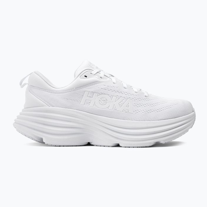 Ανδρικά παπούτσια τρεξίματος HOKA Bondi 8 λευκό/λευκό 2