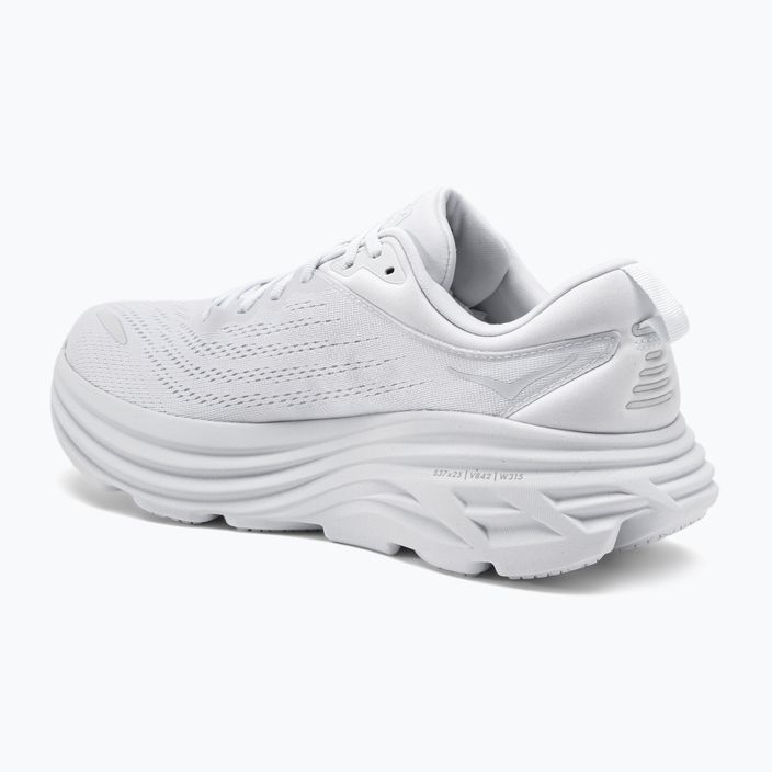 Ανδρικά παπούτσια τρεξίματος HOKA Bondi 8 λευκό/λευκό 3