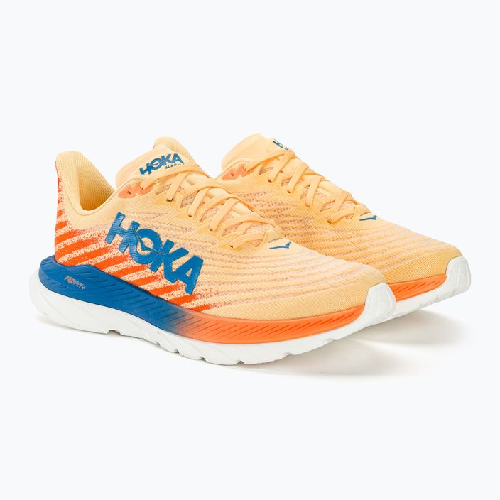 HOKA Mach 5 impala/vibrant orange ανδρικά παπούτσια για τρέξιμο 4