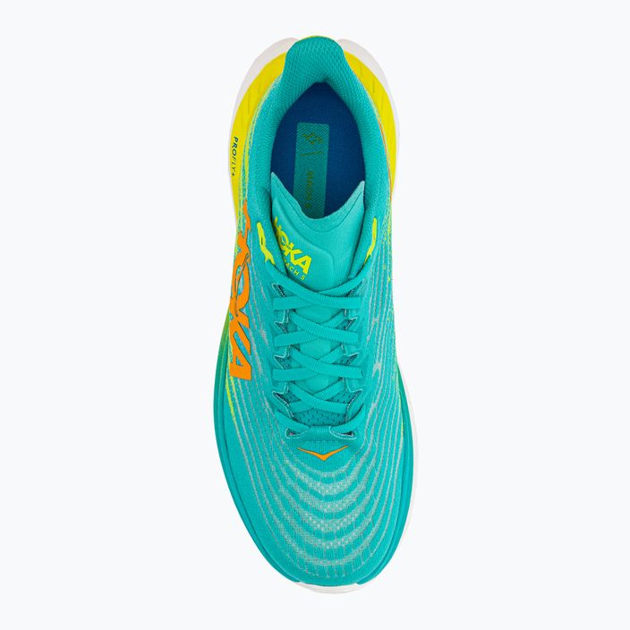 HOKA Mach 5 ανδρικά παπούτσια για τρέξιμο μπλε/κίτρινο 1127893-CEPR 5