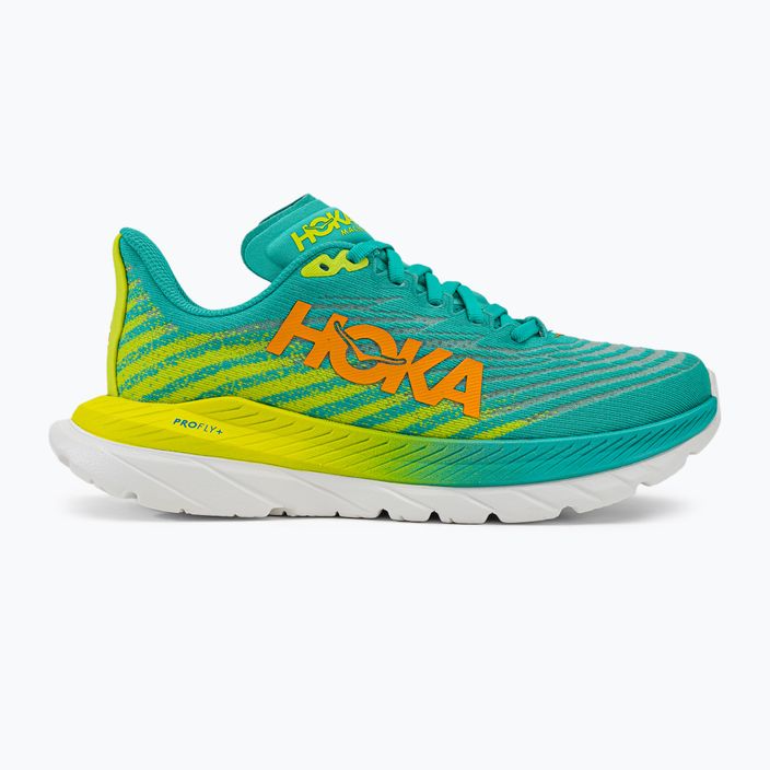 Γυναικεία παπούτσια τρεξίματος HOKA Mach 5 μπλε/κίτρινο 1127894-CEPR 2