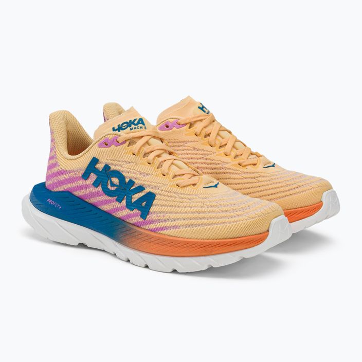 Γυναικεία παπούτσια για τρέξιμο HOKA Mach 5 πορτοκαλί-μωβ 1127894-ICYC 3