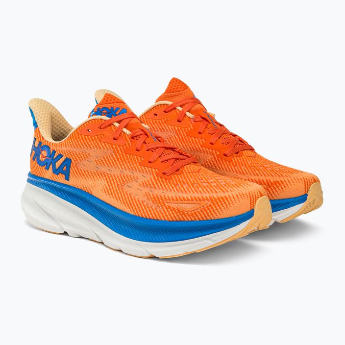 HOKA ανδρικά παπούτσια για τρέξιμο Clifton 9 πορτοκαλί 1127895-VOIM 3
